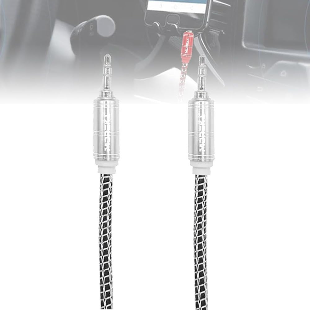 Cable De Audio, Moreka AU-03, Auxiliar 3.5, 1500mm, Reforzado - Imagen 12