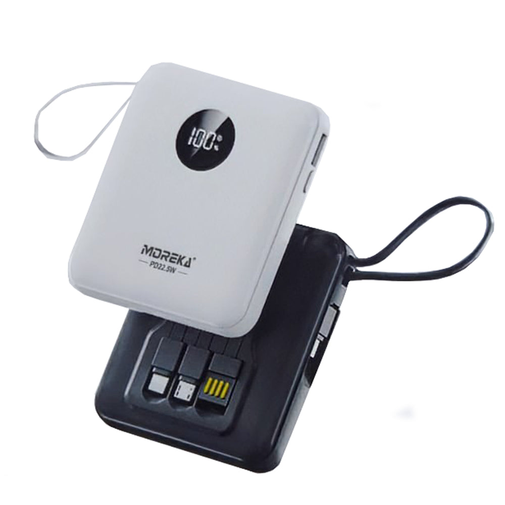 Power Bank Moreka K072 10000 mAh 37W 2 entredas 4 salidas - Imagen 1
