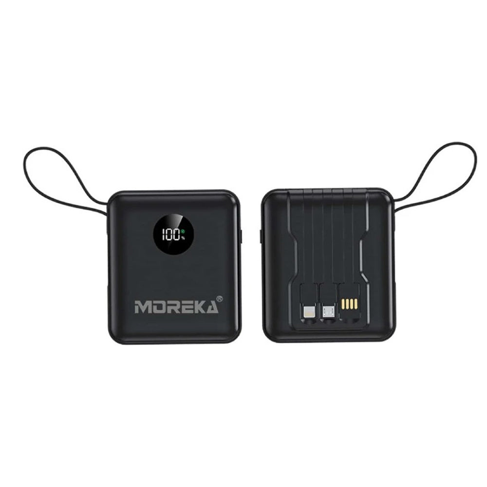 Power Bank Moreka K072 10000 mAh 37W 2 entredas 4 salidas - Imagen 2