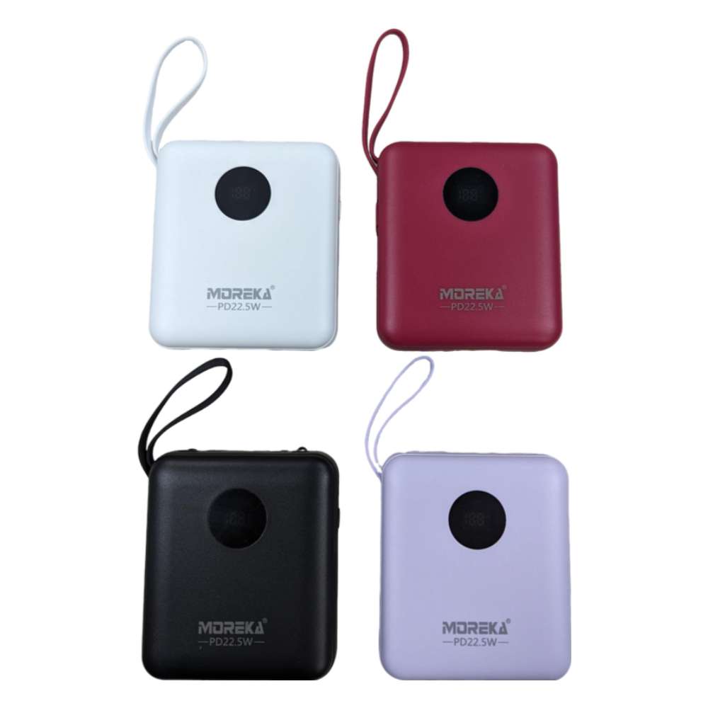 Power Bank Moreka K072 10000 mAh 37W 2 entredas 4 salidas - Imagen 7