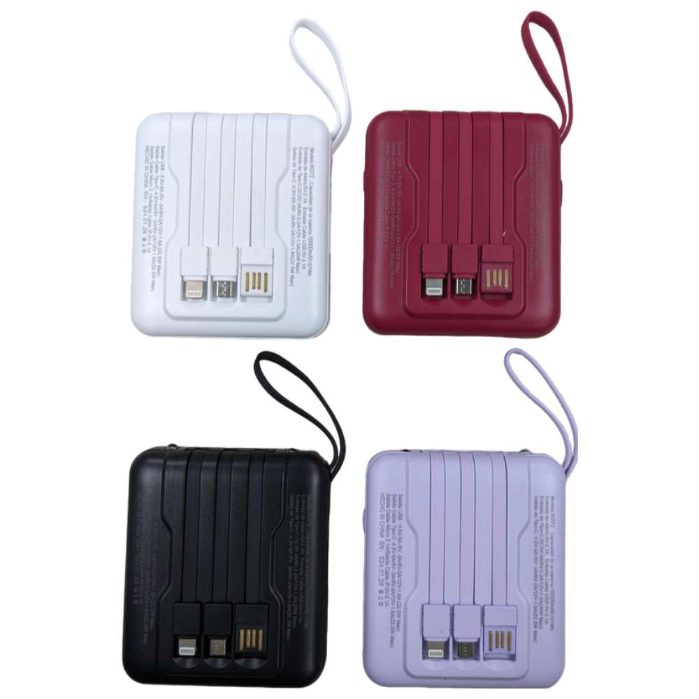 Power Bank Moreka K072 10000 mAh 37W 2 entredas 4 salidas - Imagen 8