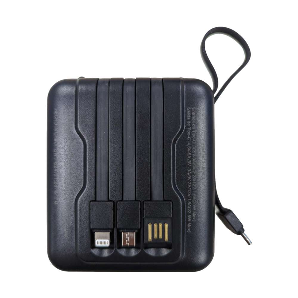 Power Bank Moreka K072 10000 mAh 37W 2 entredas 4 salidas - Imagen 9