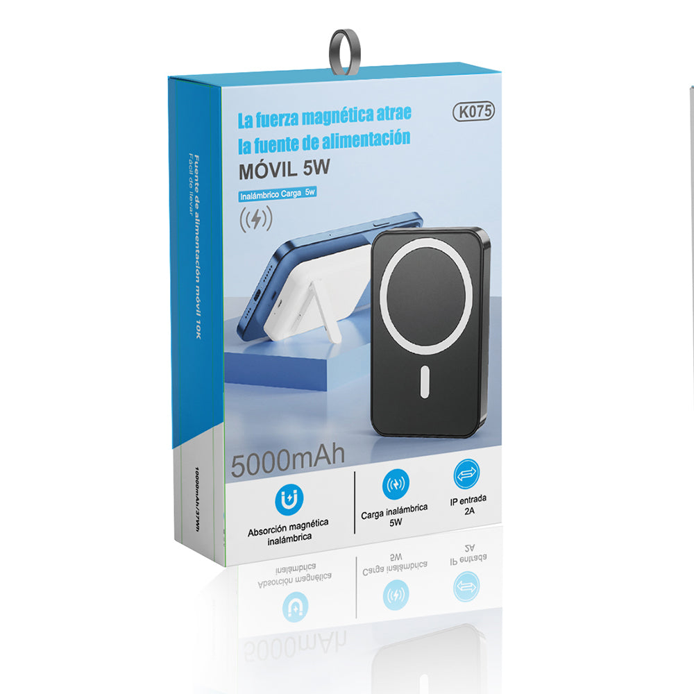 Power Bank Moreka K075 5000 mAh 18.5W inalámbrica 5W - Imagen 12