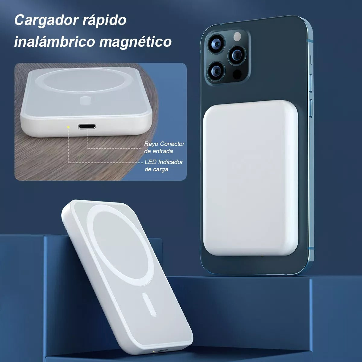 Power Bank Moreka K075 5000 mAh 18.5W inalámbrica 5W - Imagen 10