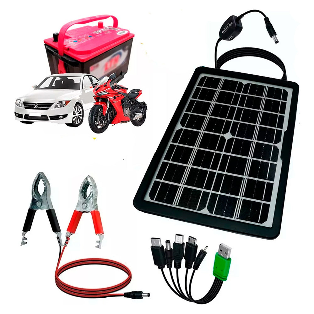 Panel Solar y bateria Moreka MOR-120S 20W 3000 mAh Para Exteriores - Imagen 2