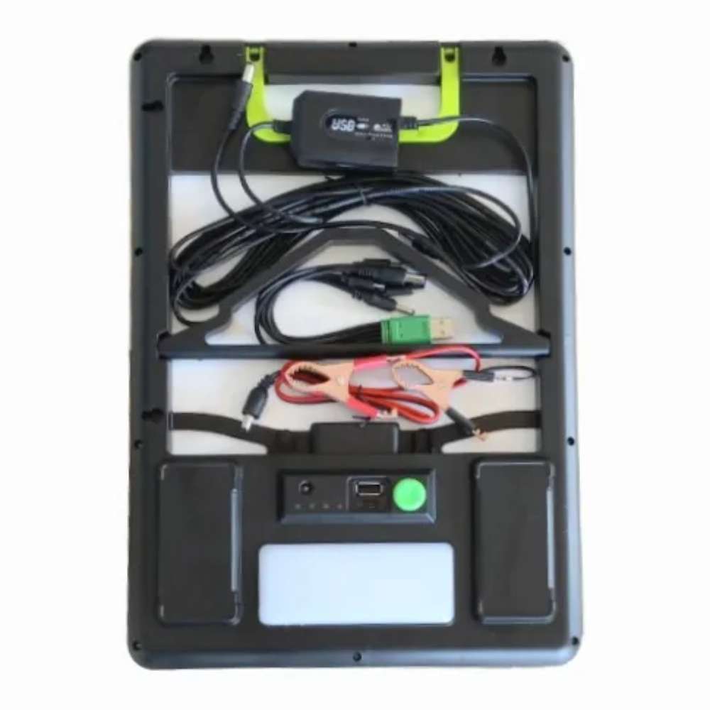 Panel Solar y bateria Moreka MOR-120S 20W 3000 mAh Para Exteriores - Imagen 3
