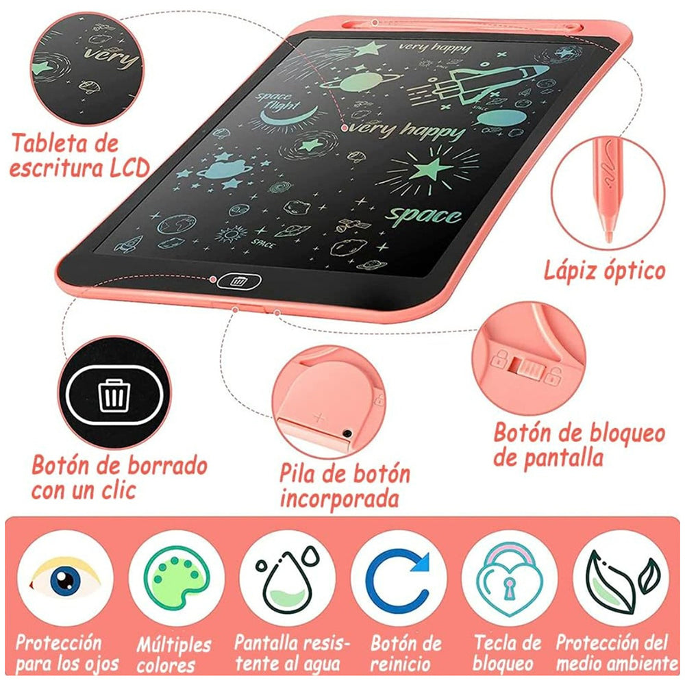 Pizarras Mágicas Lcd Para Niños De 8.5 Pulgadas Tableta ZP 03 - Imagen 3