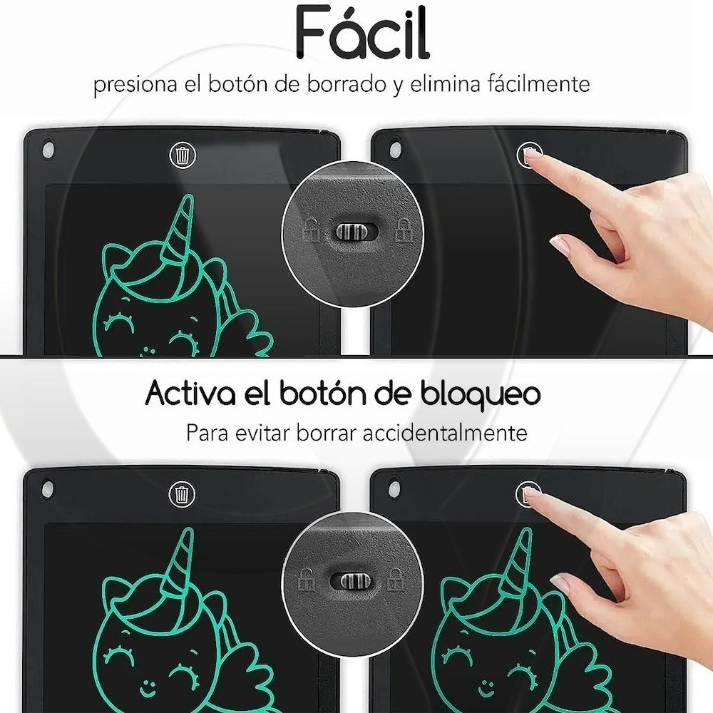 Pizarras Mágicas Lcd Para Niños De 8.5 Pulgadas Tableta ZP 03 - Imagen 7