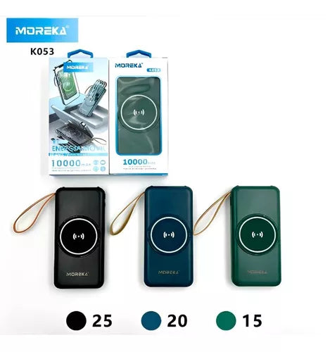 Powerbank Moreka K053 10000 mAh Tipo C V8 IP - Imagen 6