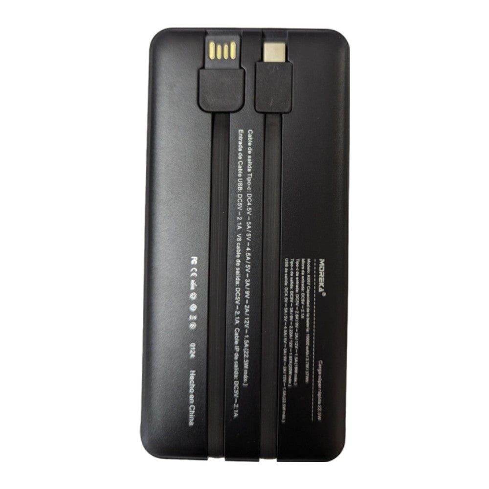 Powerbank Moreka K067 10000 mAh 3.7W Tipo C V8 IP - Imagen 7