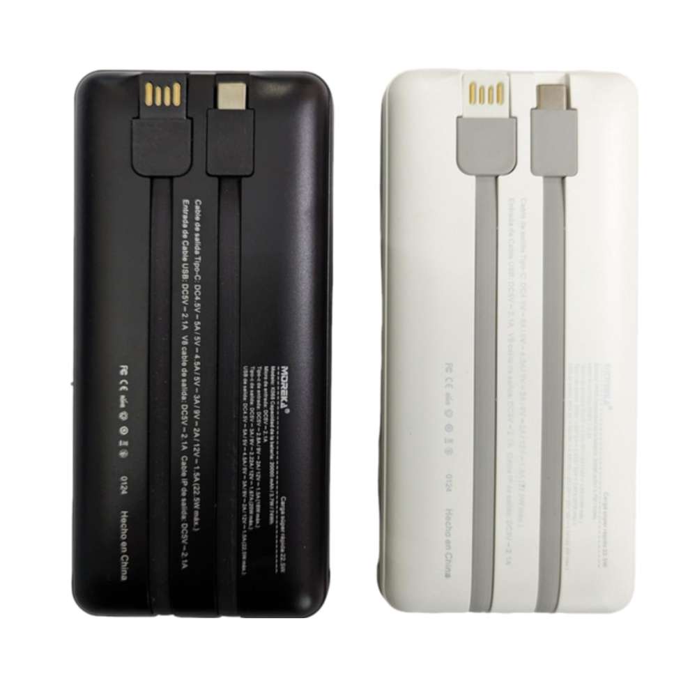 Powerbank Moreka K068 20000 mAh 22.5W Tipo C IP V8 - Imagen 2