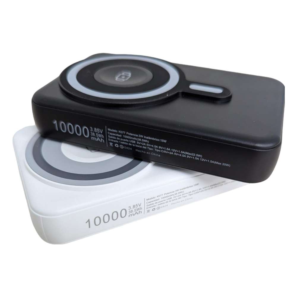 Power Bank Moreka K077 1000 mAh 22.5W inalámbrica 15W - Imagen 1