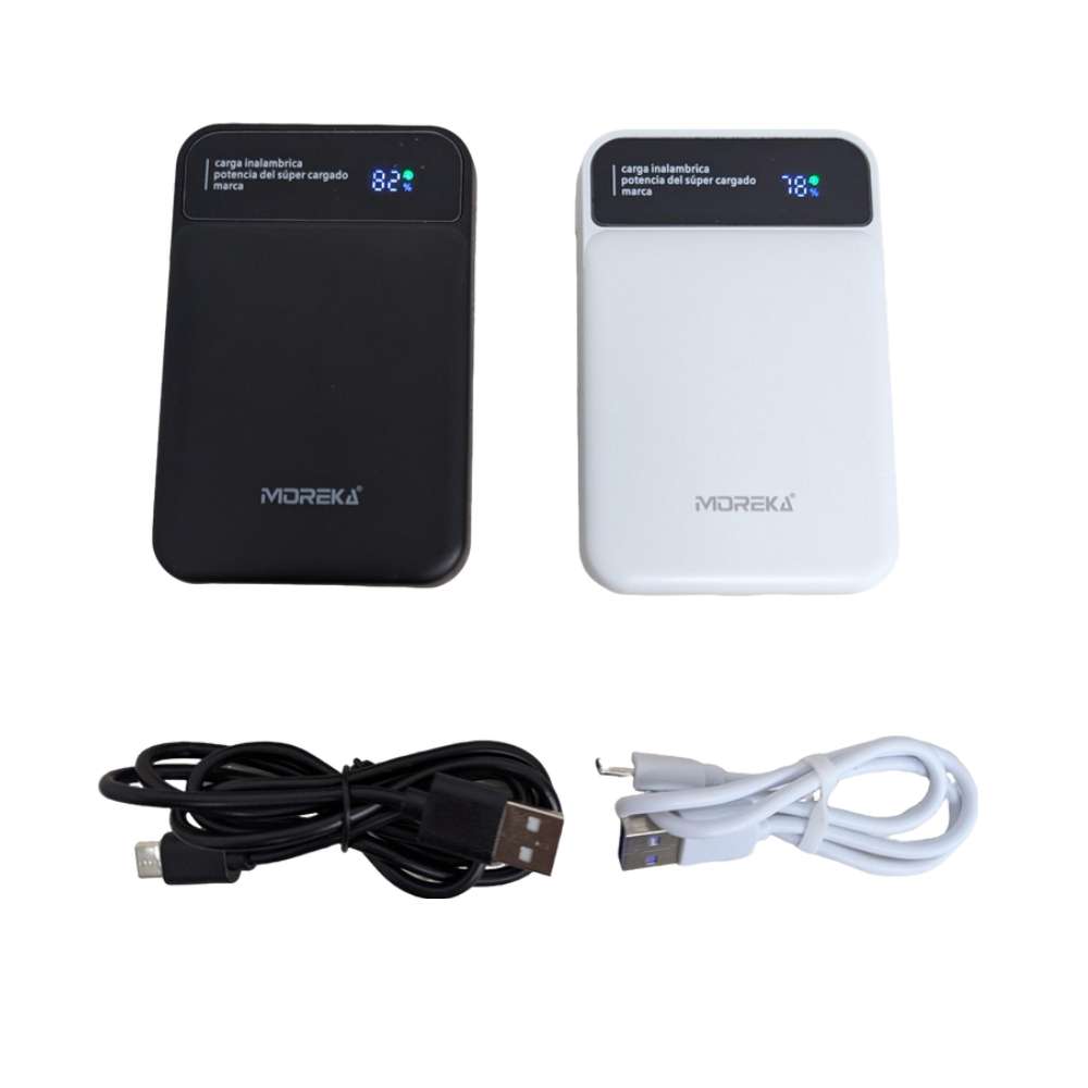 Power Bank Moreka K077 1000 mAh 22.5W inalámbrica 15W - Imagen 8