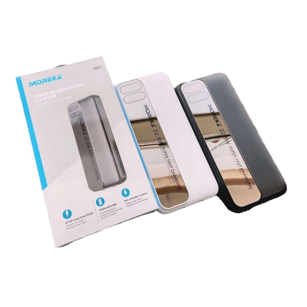 Powerbank Moreka K061 10000 mAh Tipo C IP Carga Rápida 22.5W - Imagen 4