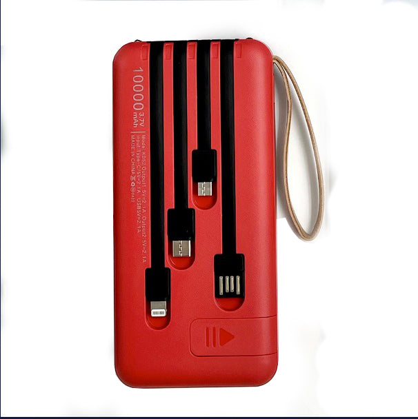 Powerbank Batería Portátil 10000mah K052 Salida C V8 IP K052 - Imagen 4