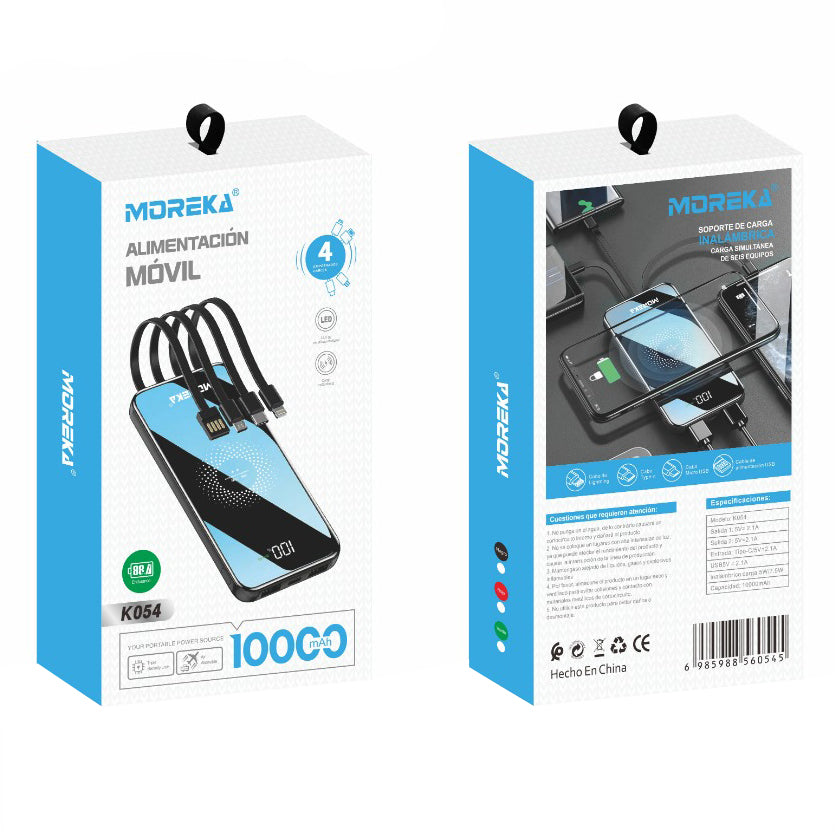 Powerbank Moreka K054 10000 mAh Tipo C V8 IP - Imagen 5