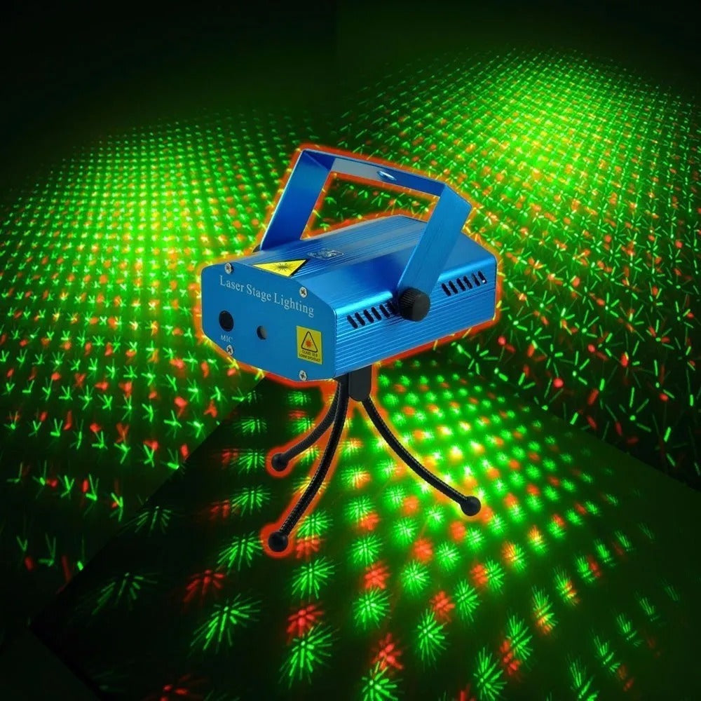 Proyector Láser Led Fiestas Disco Navidad largo alcance XLF-09 - Imagen 2