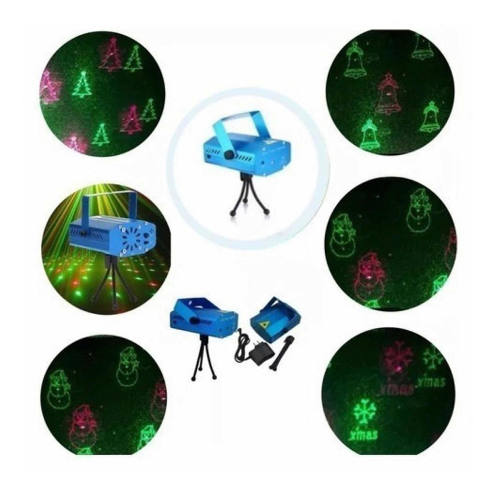 Proyector Láser Led Fiestas Disco Navidad largo alcance XLF-09 - Imagen 4