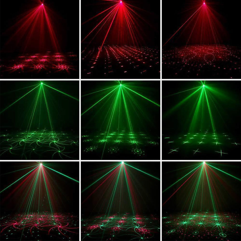 Proyector Láser Led Fiestas Disco Navidad largo alcance XLF-09 - Imagen 6