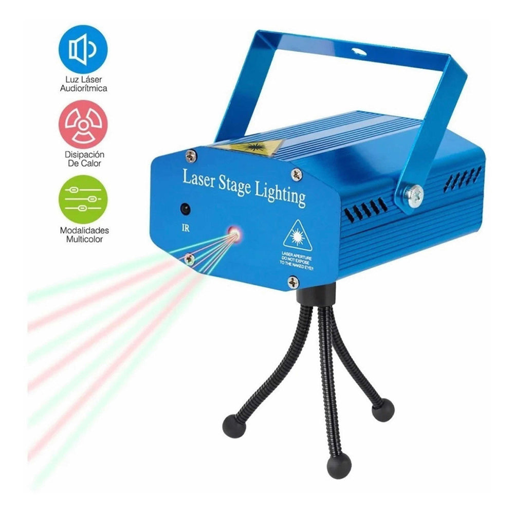 Proyector Láser Led Fiestas Disco Navidad largo alcance XLF-09 - Imagen 7