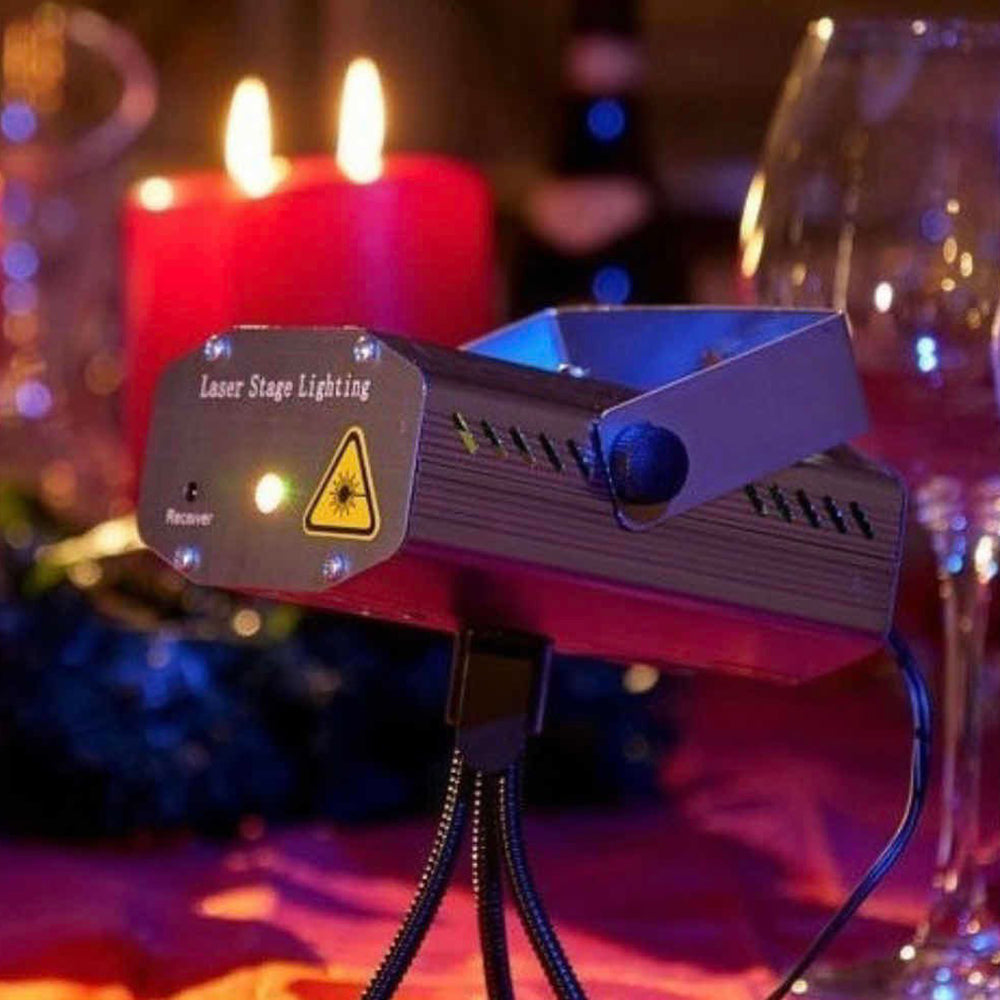 Proyector Láser Led Fiestas Disco Navidad largo alcance XLF-09 - Imagen 8
