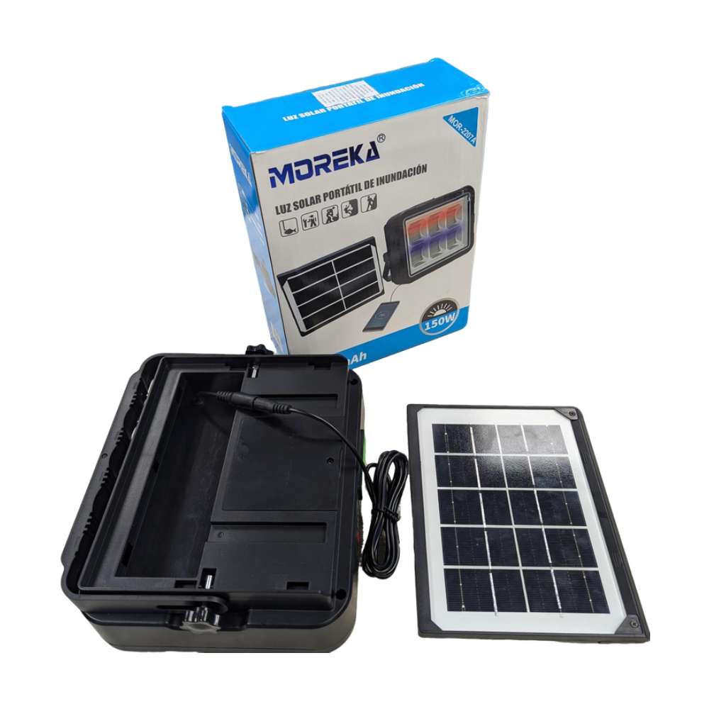 Reflector cargador Solar 150W 8000mAh plegable MOR-2207A - Imagen 4
