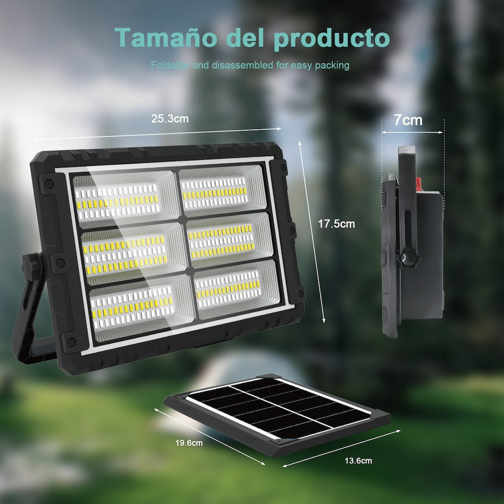 Reflector cargador Solar 200W 6000mAh plegable MOR-2301B - Imagen 5