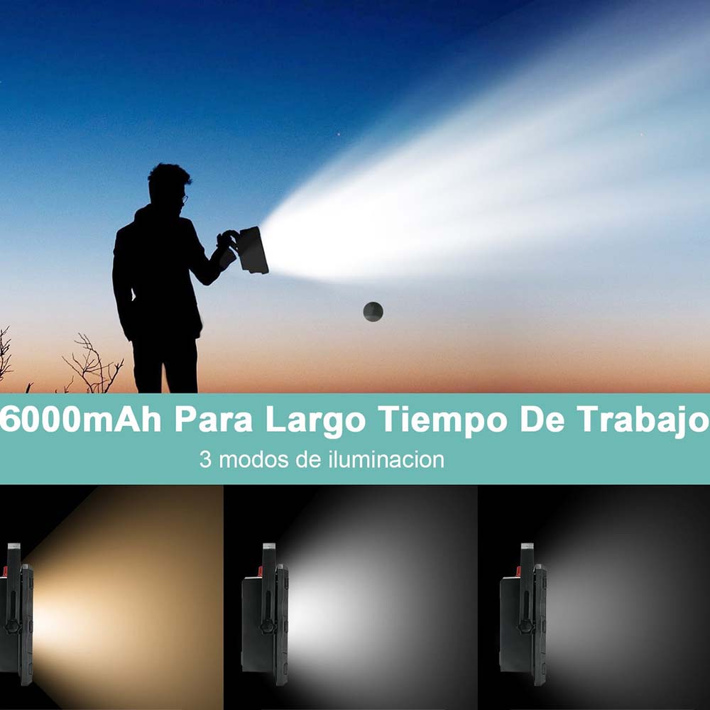 Reflector cargador Solar 200W 6000mAh plegable MOR-2301B - Imagen 7