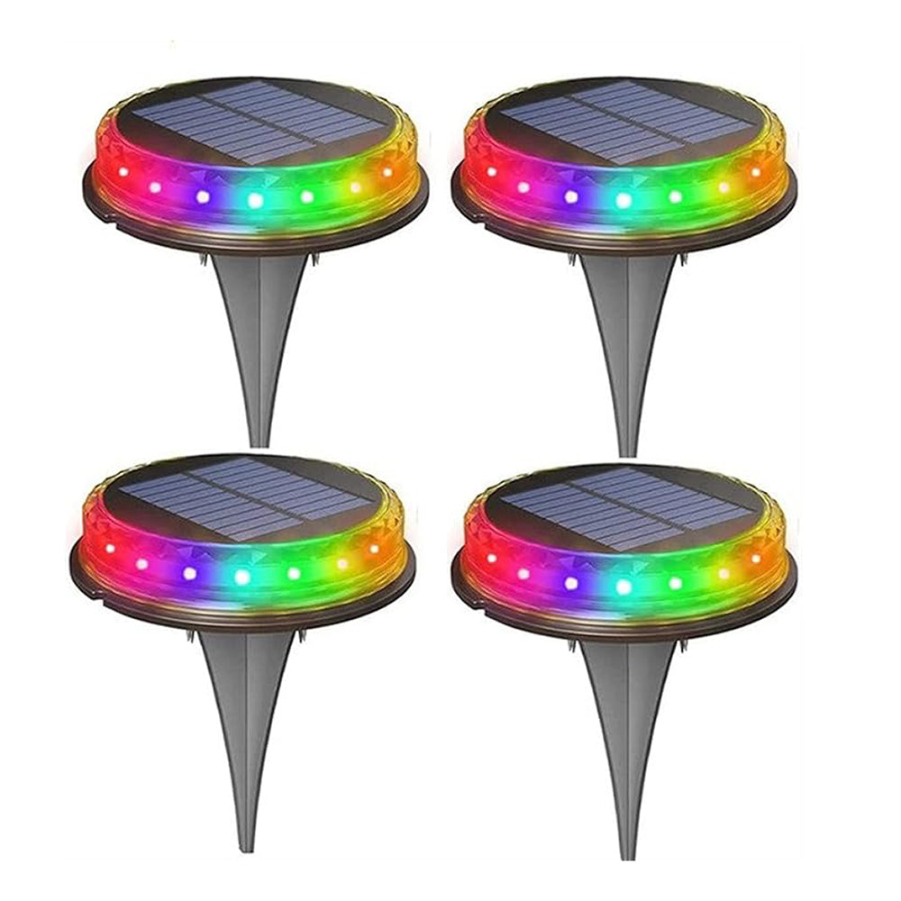 Kit de 4 Luz Solar para Césped Iluminación de 360° y 50 Horas de Brillo SQ-HP-2101-4 - Imagen 1