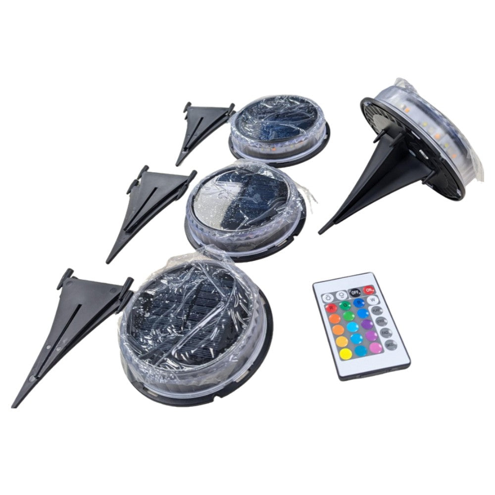 Kit de 4 Luz Solar para Césped Iluminación de 360° y 50 Horas de Brillo SQ-HP-2101-4 - Imagen 2