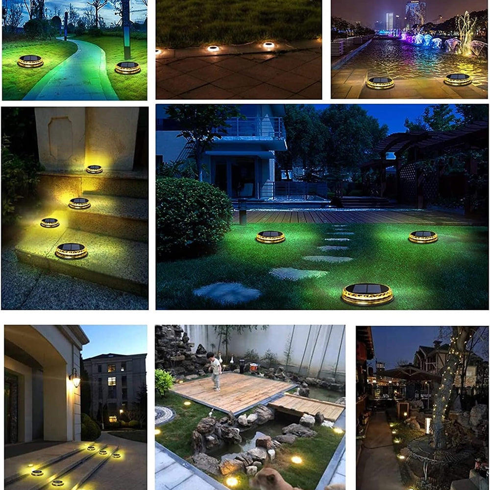 Kit de 4 Luz Solar para Césped Iluminación de 360° y 50 Horas de Brillo SQ-HP-2101-4 - Imagen 8