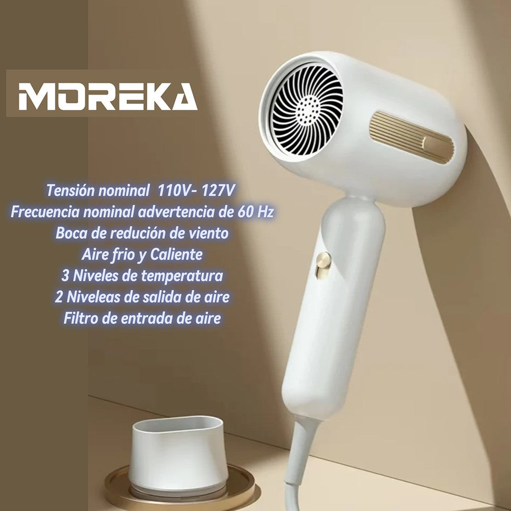 Secador de pelo 1500w, secado rápido, iones negativos, aire frío y caliente MCF-001 - Imagen 4