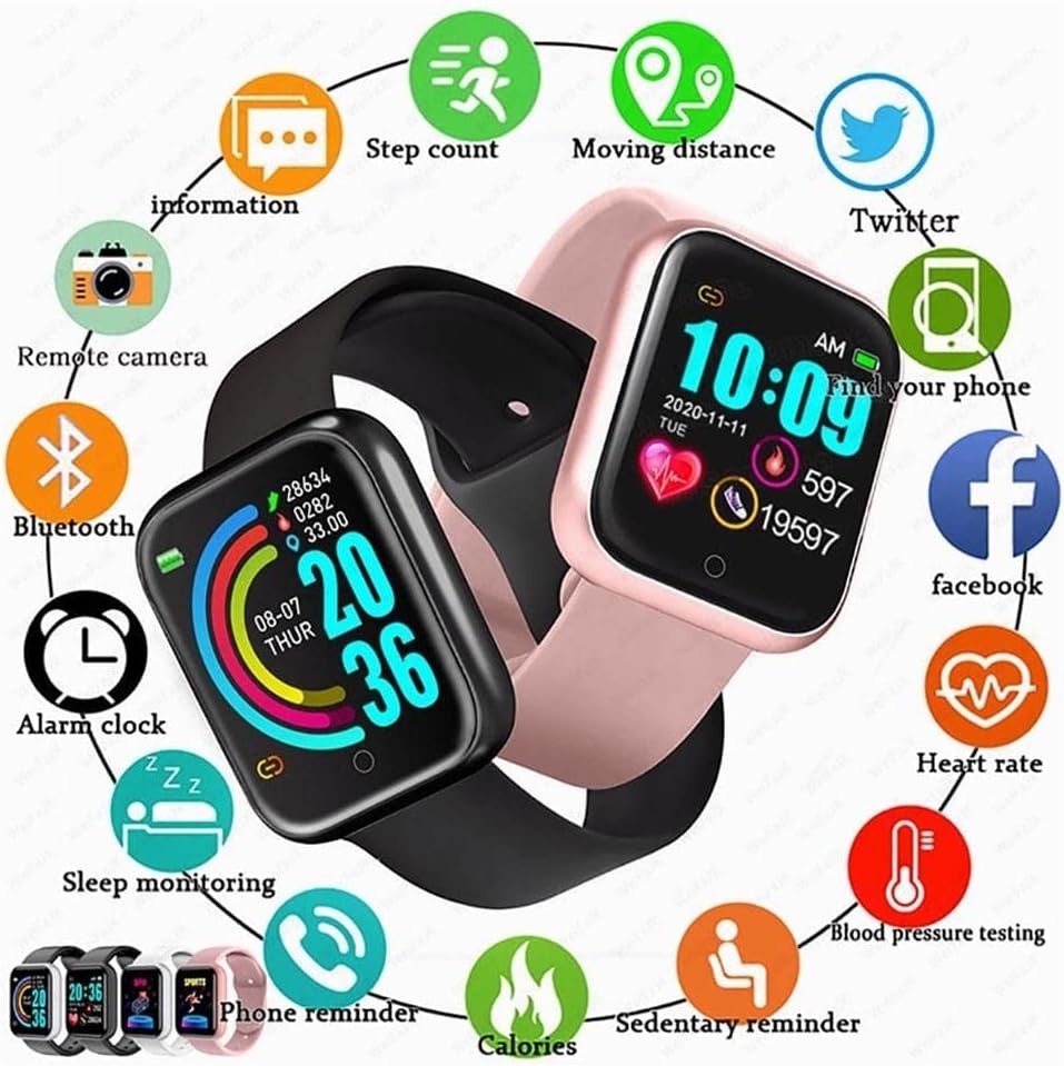 Smart Watch Y68 Smartband Reloj Inteligente Ritmo Cardiaco - Imagen 6