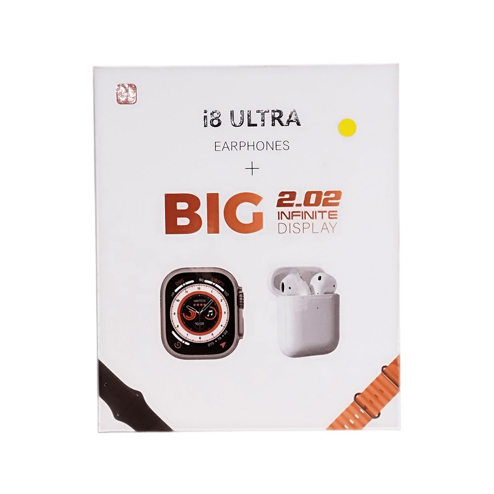 Smart Watch i8 Ultra Serie 8 doble correa y audifonos Bluetooth - Imagen 7