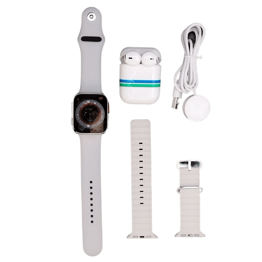 Smart Watch i8 Ultra Serie 8 doble correa y audifonos Bluetooth - Imagen 10