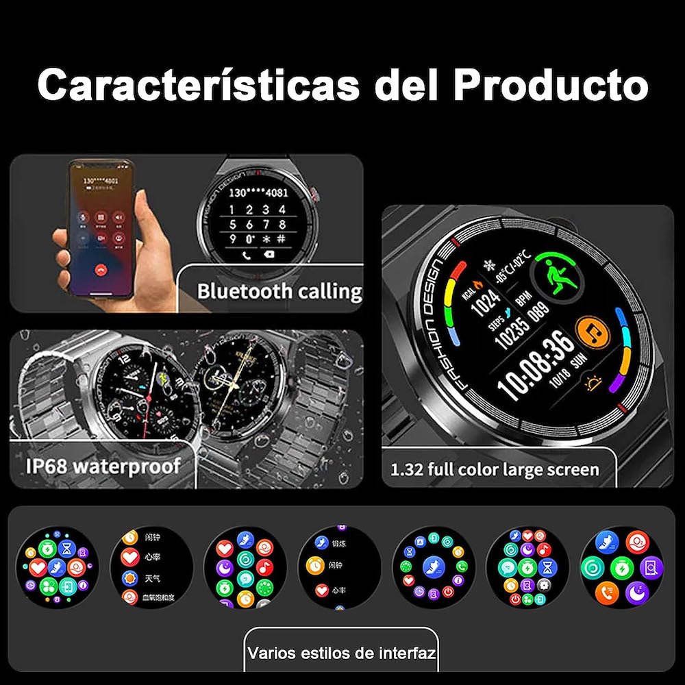 Smart Watch Moreka SK11 Pro Bluetooth Deportivo Impermeable - Imagen 4