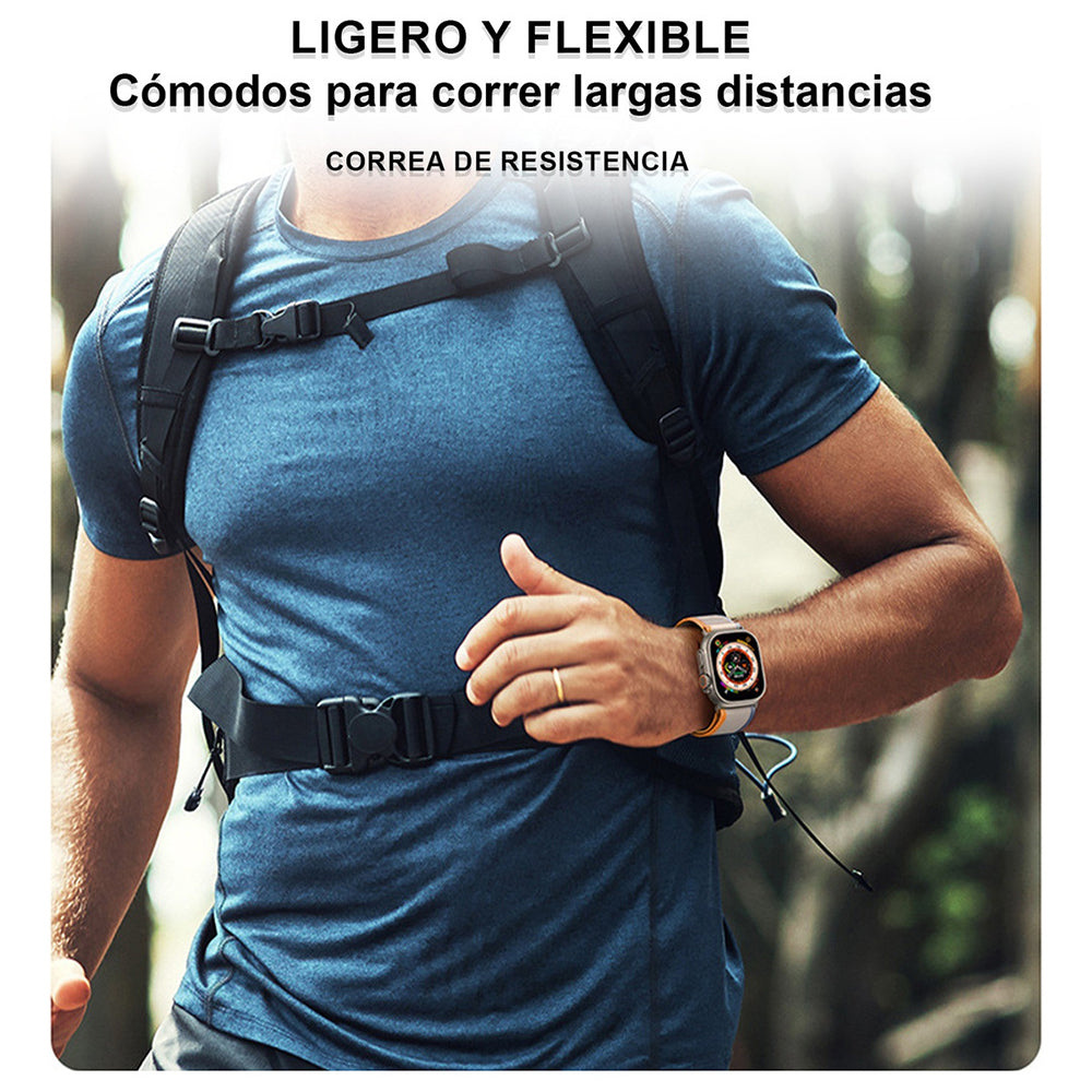 Smart Watch ET21 Ultra Max Carga Inalámbrica 3 Bandas y audifonos - Imagen 3