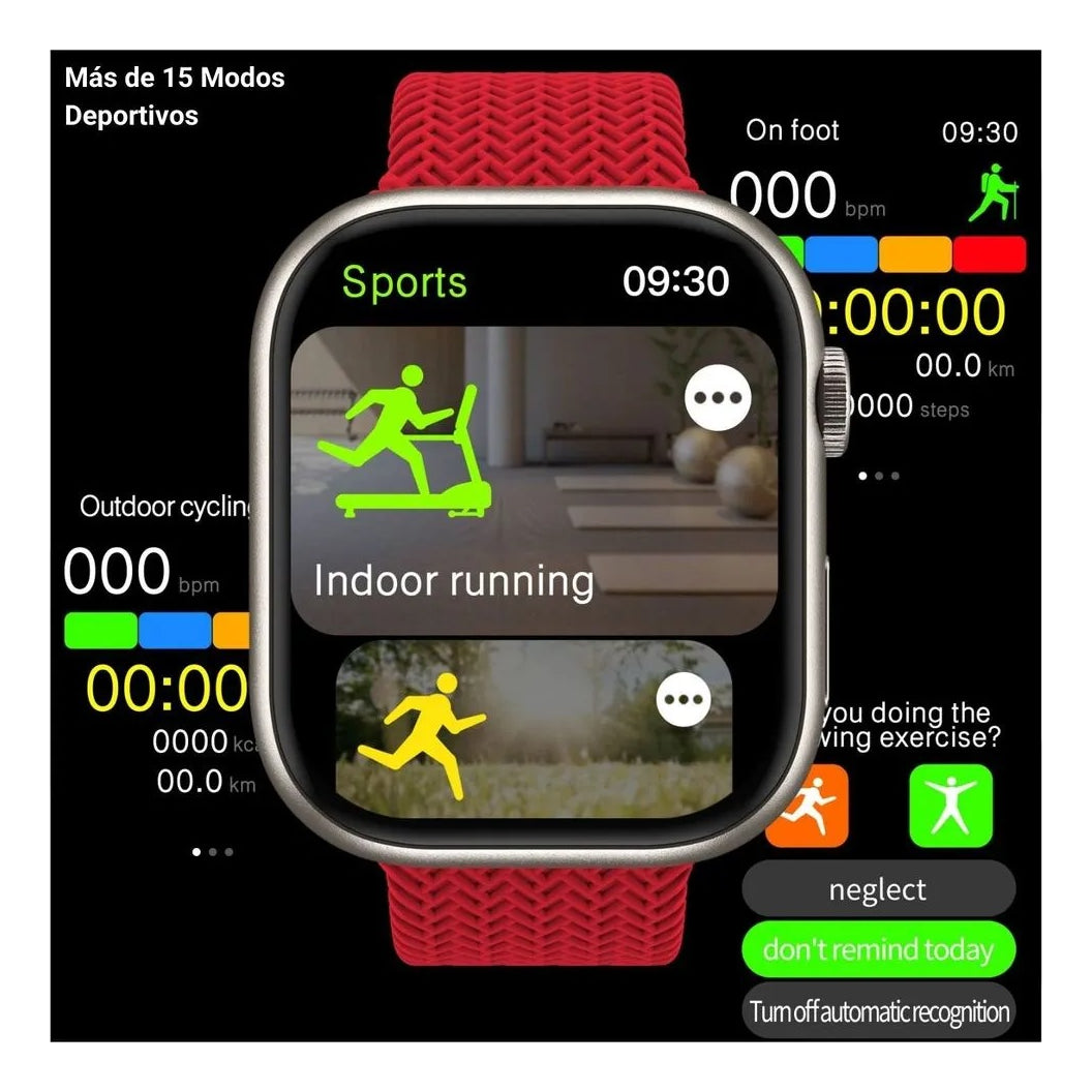 Smart Watch Moreka MSK16 Bluetooth IPX67 3 Correas nailon - Imagen 3
