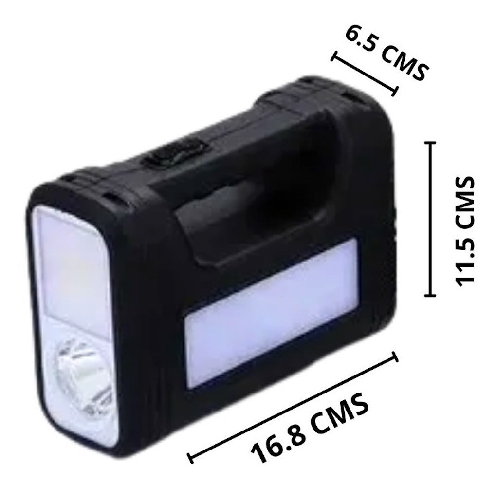 Mini Sistema Solar 3 Focos Linterna Power Bank MOR-8017 - Imagen 7