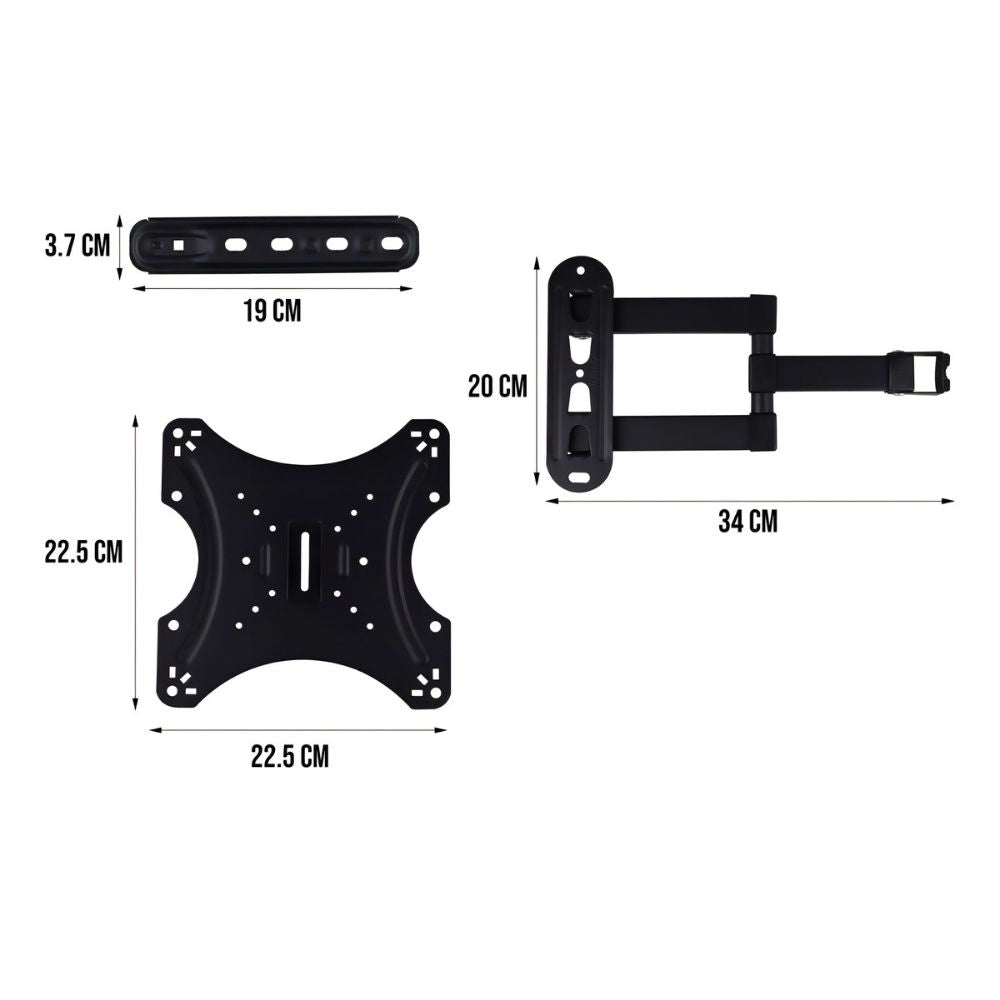 Soporte TV para 14 hasta 42 pulgadas giratorio HDL-117B - Imagen 4
