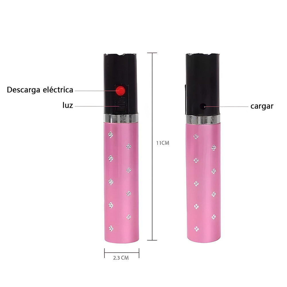 Teaser descarga eléctrica paralizador de defensa personal para mujeres diseño lámpara labial - Imagen 4