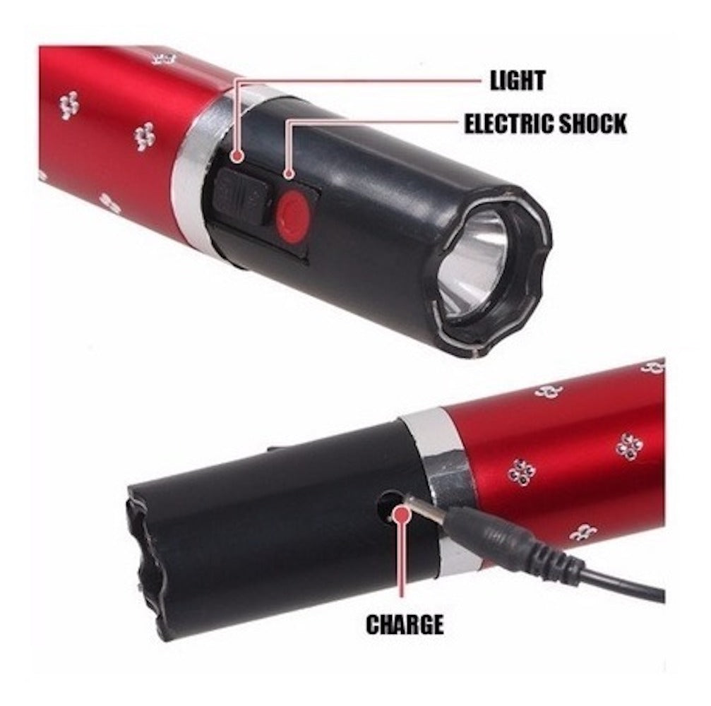 Teaser descarga eléctrica paralizador de defensa personal para mujeres diseño lámpara labial - Imagen 9