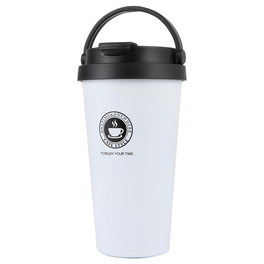 Taza de viaje de acero inoxidable con tapa a prueba de fugas 17 oz CB-004 - Imagen 2