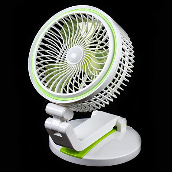 Ventilador 3 aspas Portatil Moreka MF023 Luz Led - Imagen 2