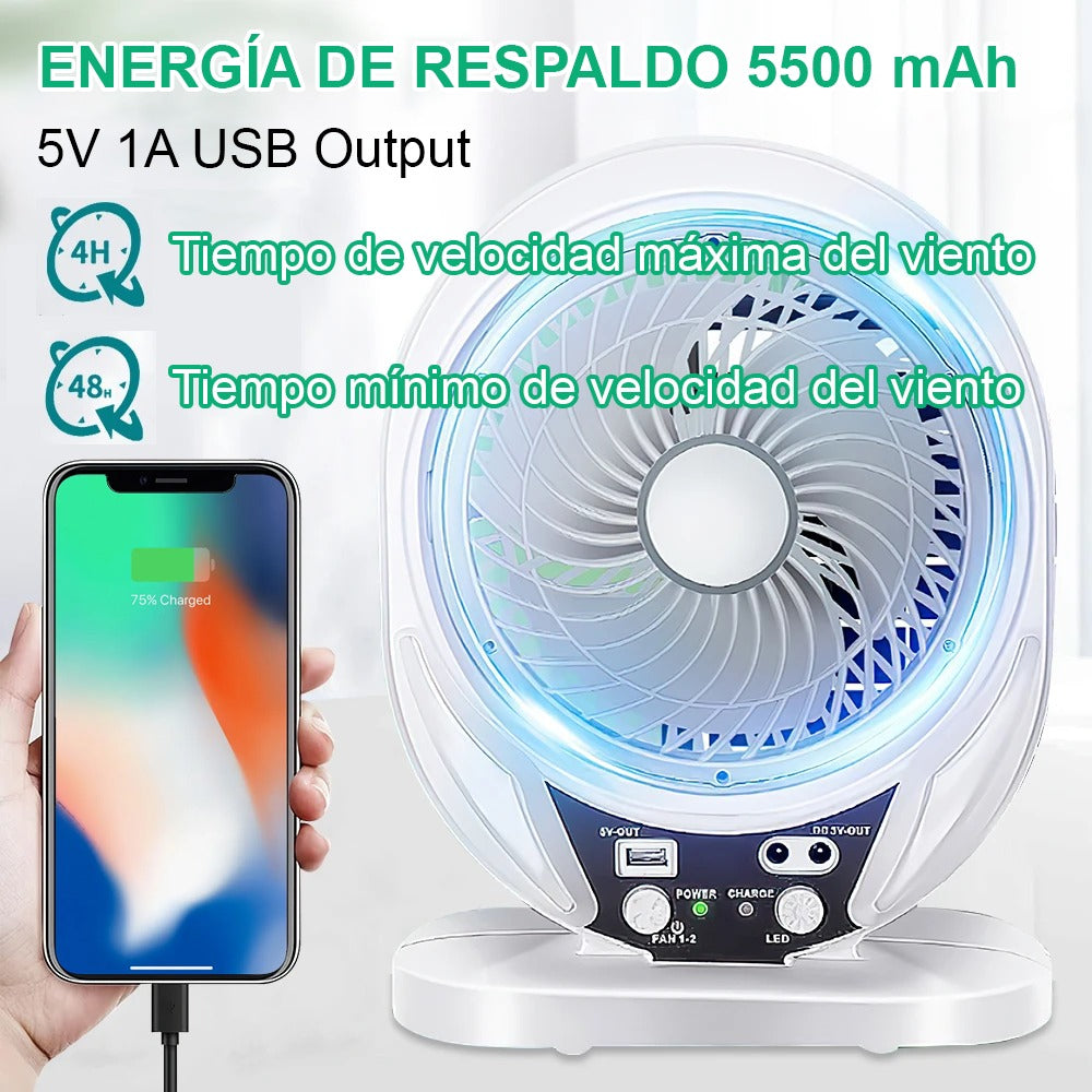 Ventilador 3 aspas 3 Velocidades 8