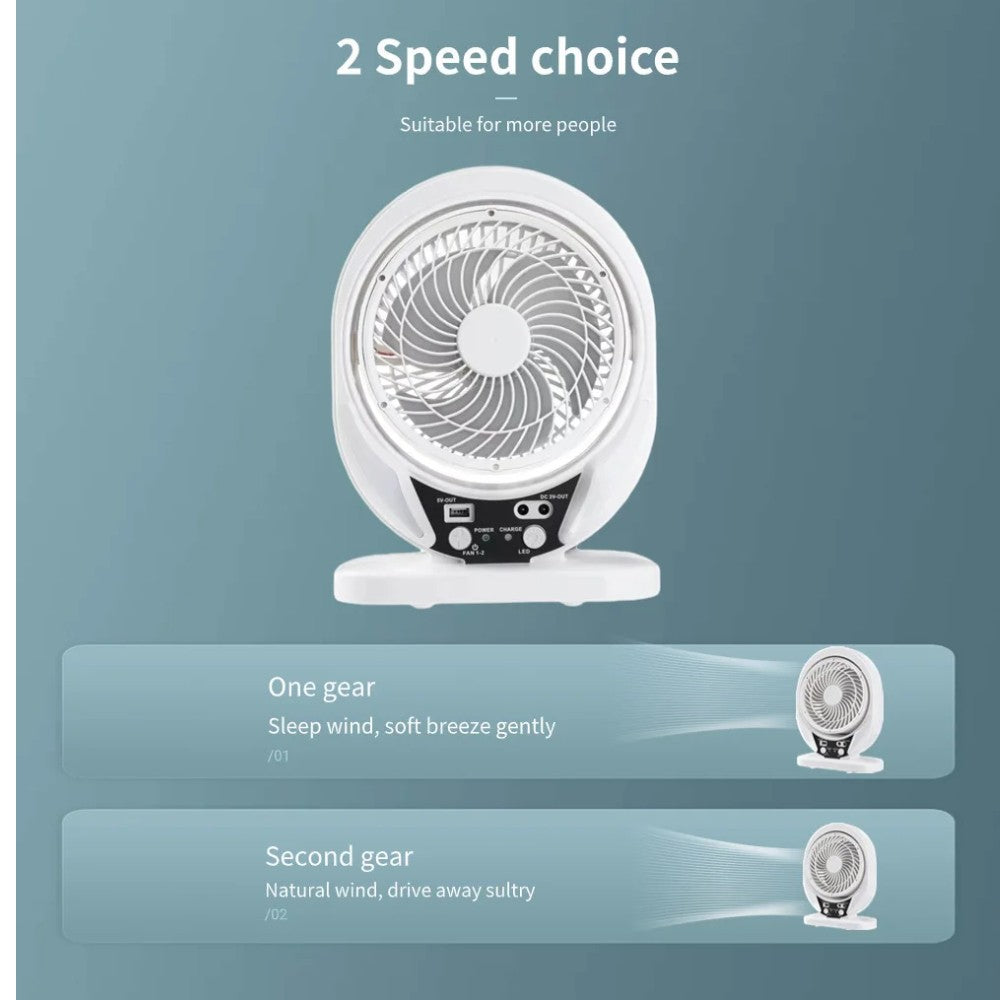 Ventilador 7 aspas 2 Velocidades 6