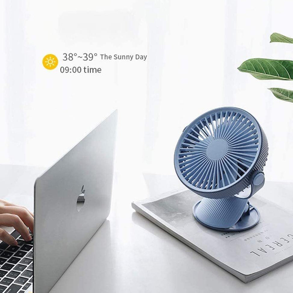 Ventilador eléctrico con Clip de 5.5 Pulgadas Recargable MF025 - Imagen 4