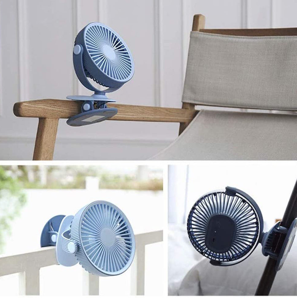 Ventilador eléctrico con Clip de 5.5 Pulgadas Recargable MF025 - Imagen 5