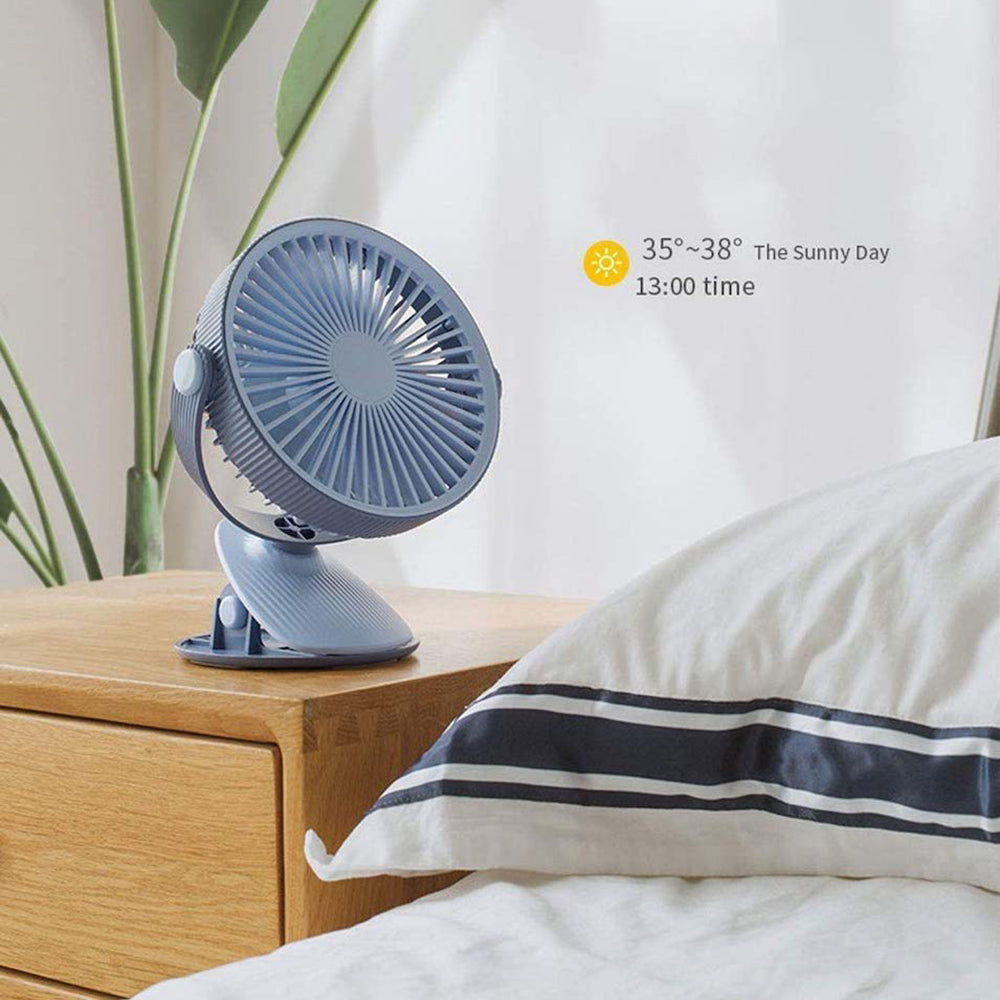 Ventilador eléctrico con Clip de 5.5 Pulgadas Recargable MF025 - Imagen 7