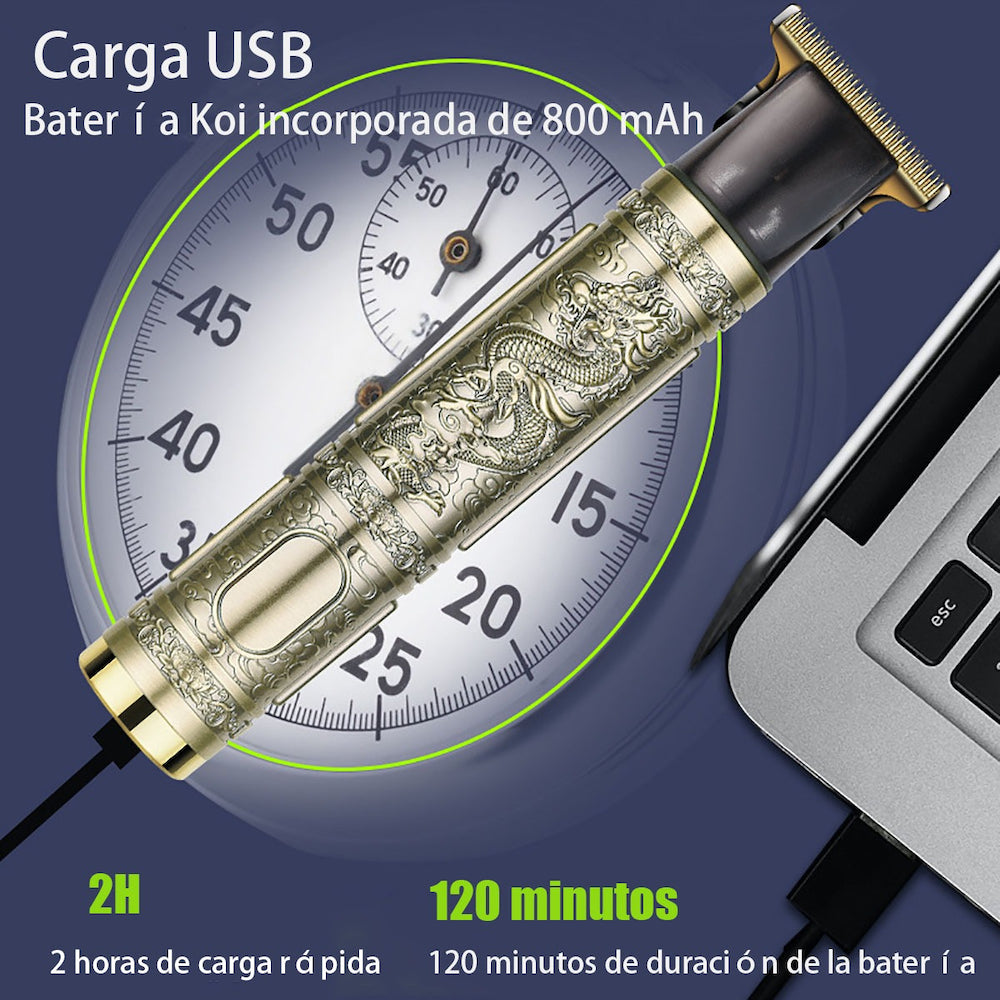 Cortapelos Eléctrica Inalámbrica Para Hombres recargable W16 - Imagen 4